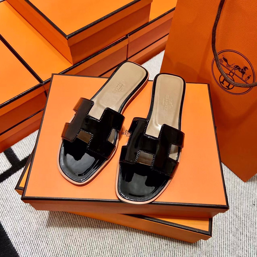 에르메스 올수공 오란 슬리퍼 샌들 페이던트 34